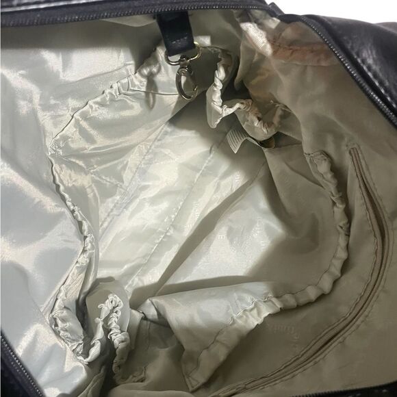 Timi & Leslie Black Baby Bag with Gold Hardware and Dome Shape - Picture 10 of 11